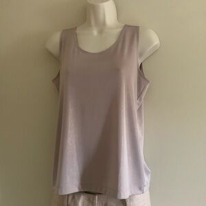 Chicos travelers 1 cream ecru tan tank top